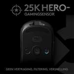 Logitech G PRO Wireless Gaming Muis met HERO 25K DPI sensor, RGB-verlichting zwart