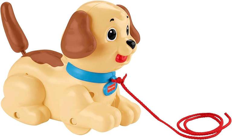 Fisher Price Snoopy trekdiertje (hond) met geluid voor €7,74 @ Amazon NL