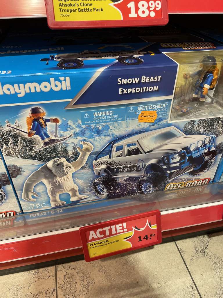 Playmobil laagste prijs ooit Sneeuwwezen Expeditie (70532)