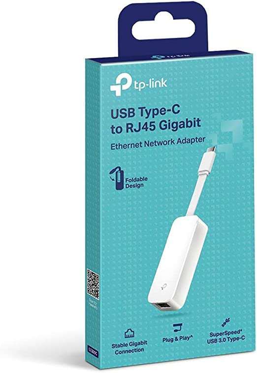 TP-Link UE300C USB Type-C naar RJ45 Gigabit Ethernet-netwerkadapter (Prime)