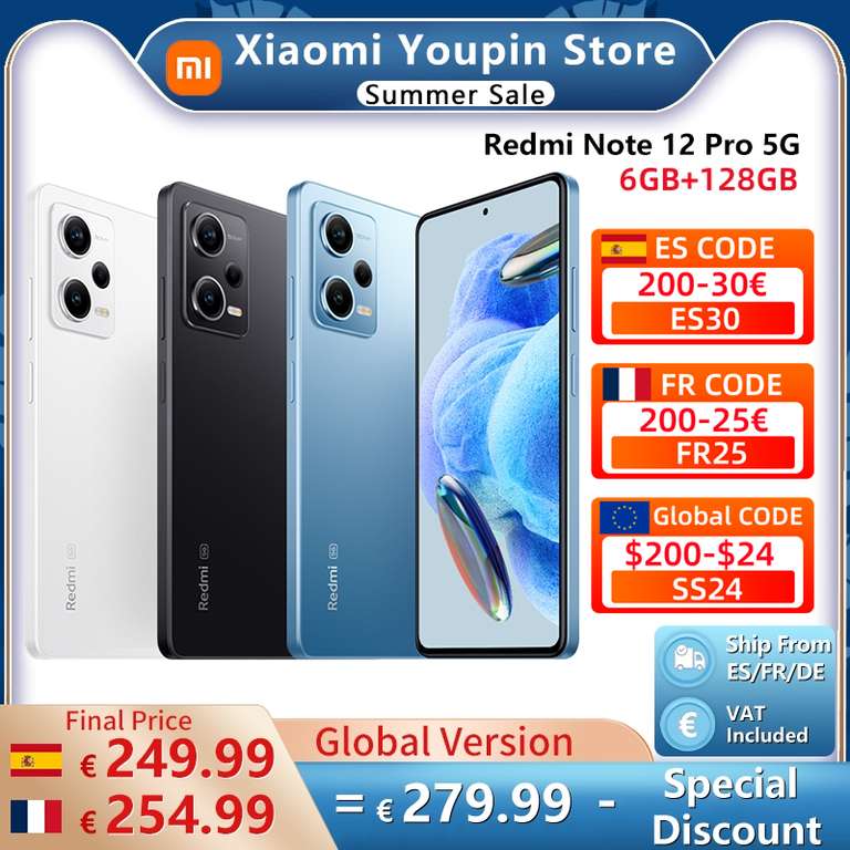 Xiaomi redmi note 12 pro 5g (laagste prijs)
