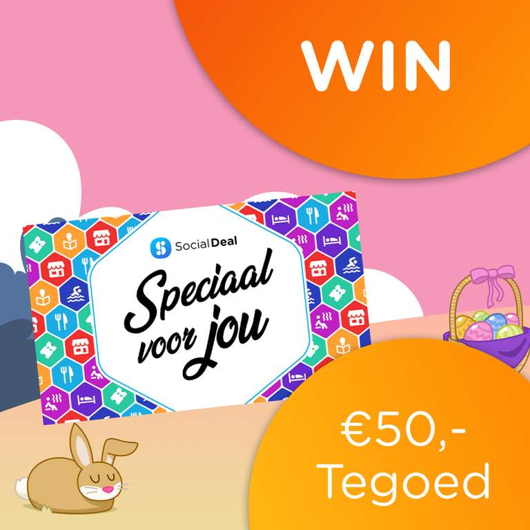 Maak 3x kans op een socialdeal giftcard van €50,-!