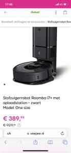 Roomba i7+ robot stofzuiger met oplaadstation
