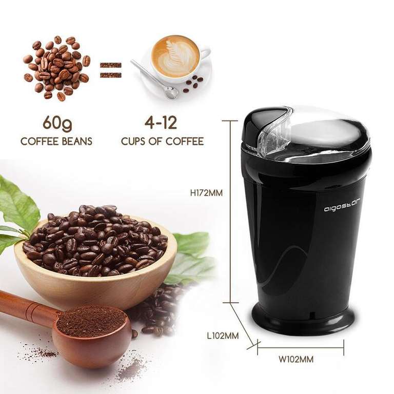 Aigostar Breath elektrische koffiemolen voor €13,99 / €8,99 @ Ochama