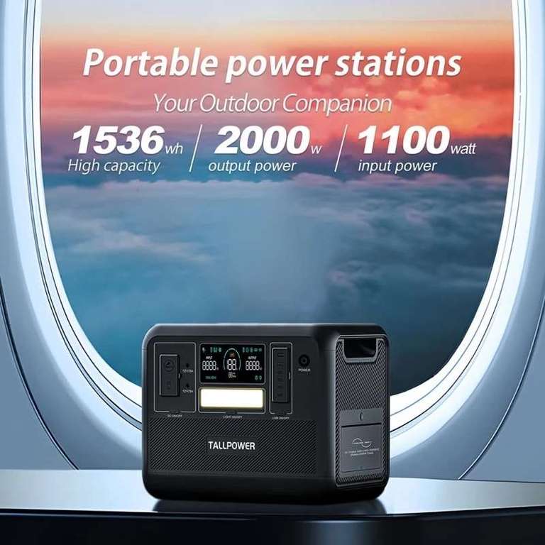 Tallpower V2000 Portable Powerstation voor €546 @ Geekmaxi