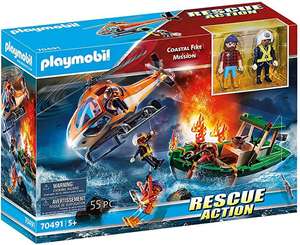 Playmobil- rescue action coastal fire mission - 70491