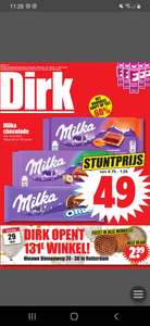Milka chocolade repen @ Dirk