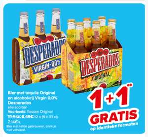 Desperados 1+1 (Grensdeal België)