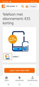 Mobiel.nl: 35 euro korting bij afsluiten of verlengen abonnement met telefoon