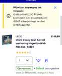 LEGO Disney Wish 43224 Kasteel van koning Magnifico Wish Film Set + gift with purchase 42609