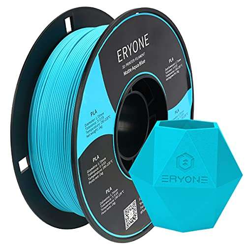 ERYONE Matte PLA Filament 1.75mm Aqua Blue