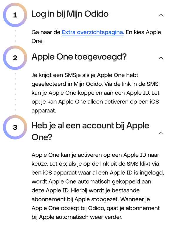 3 maanden gratis Apple One via Odido