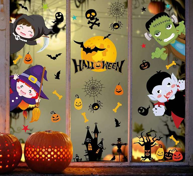 Halloween raam stickers