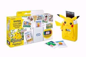 Fujifilm Instax Mini Link Pikachu Case Mobiele Fotoprinter Pakket