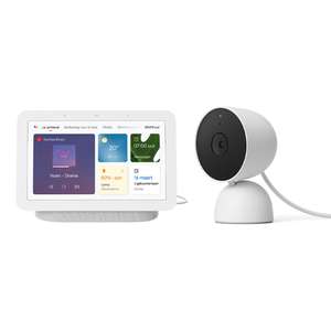 Google Nest Cam (indoor, netvoeding) + Nest Hub (Gen. 2) voor €114,95 @ tink