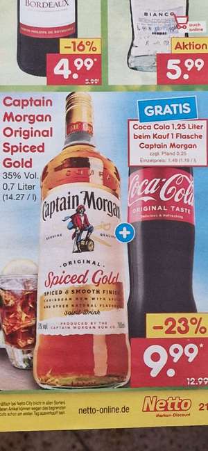 Captain Morgan + Coca Cola