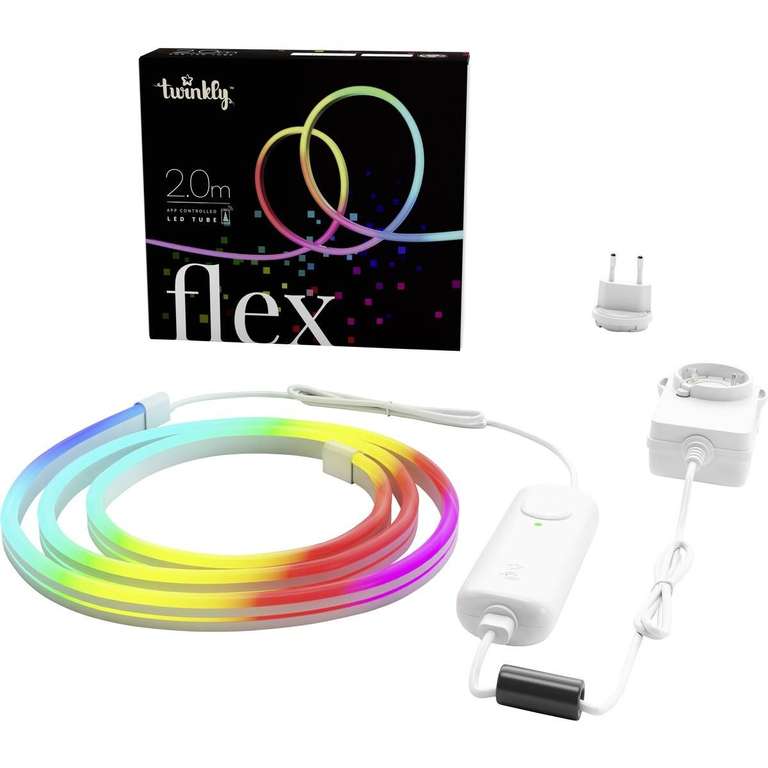 Twinkly Flex - Flexibele LED lichtbuis 2m - 16 miljoen kleuren