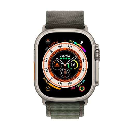 Apple watch ultra (GPS + Cellular, 49mm) smartwatch; verschillende maten en bandjes