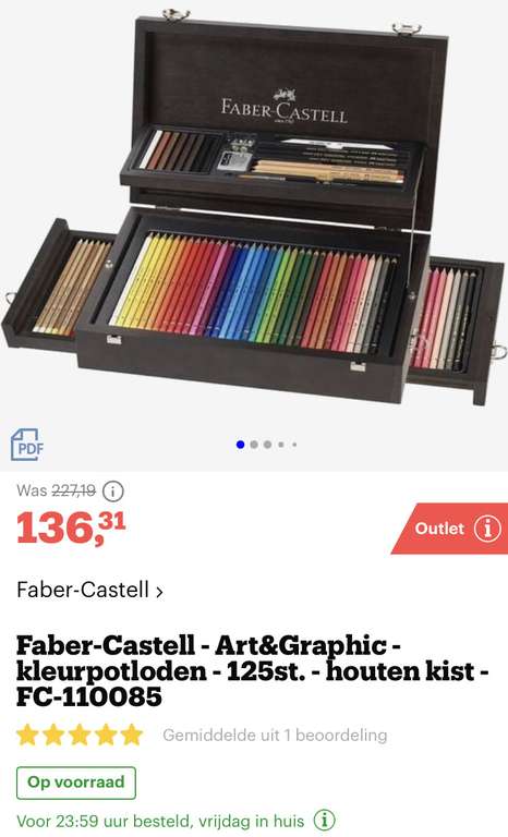 [bol.com] Faber-Castell Pastelpotloden - 108 potloden - 122 kleuren Faber-Castell kwaliteits artikel €145,99