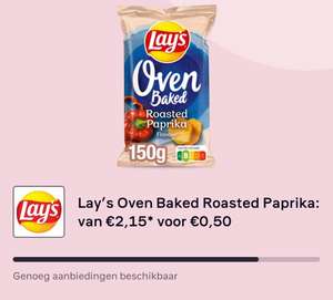 [Scoupy] Lay's Oven Baked Roasted Paprika voor maar €0,50!