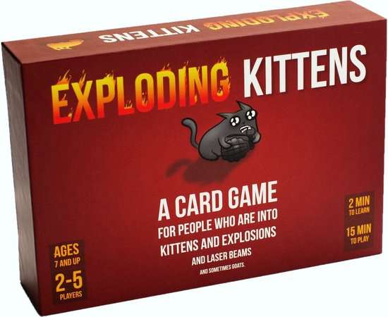 Exploding Kittens - Populair kaartspel - Engelstalig