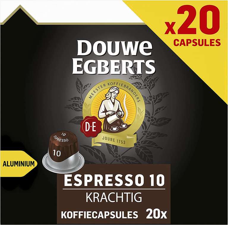 Douwe Egberts Nespresso cups 3 dozen van 200 cups halen 2 betalen