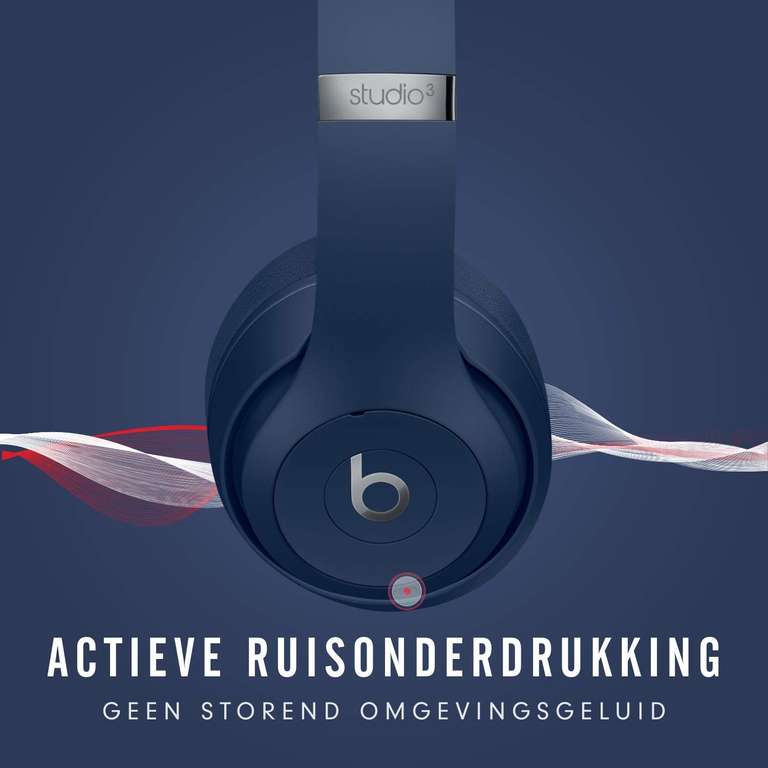 Beats Studio3 by Dr Dre! Draadloze-Koptelefoon met ruisonderdrukking