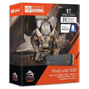 Seagate FireCuda 530 NVMe SSD 1 TB (heatsink) PS5 compatible (Warehouse product)