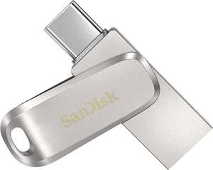 SanDisk Ultra 128GB Dual Drive Luxe Type-C 150MB/s USB 3.1 Gen 1, Silver