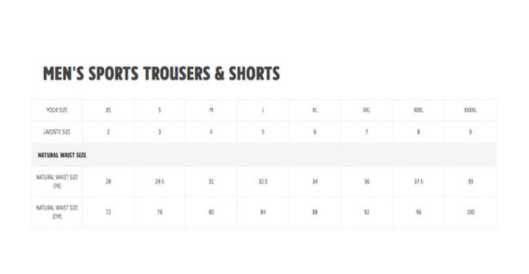 Lacoste shorts/ korte broek bij Ibood