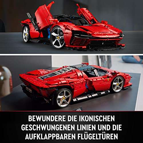 LEGO 42143 Technic Ferrari Daytona laagste prijs ooit bij Amazon.de (Korting in winkelmand, 255,58 inclusief verzending) Adviesprijs 449,99