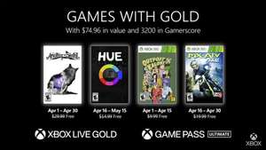 Games with Gold april 2022