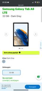 € 153,15 Samsung Galaxy Tab A8 LTE 32 GB - Dark Gray