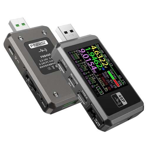 FNIRSI FNB48P USB-spannings- en stroomdetectiemeter €26,32 @ Geekbuying