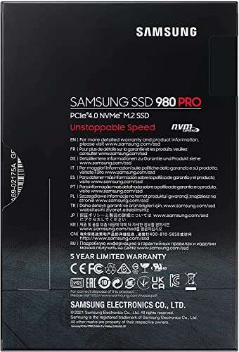 Samsung 980 PRO M.2 NVME 1TB SSD
