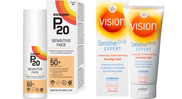 P20, Visions en Biodermal zonbescherming 50% korting