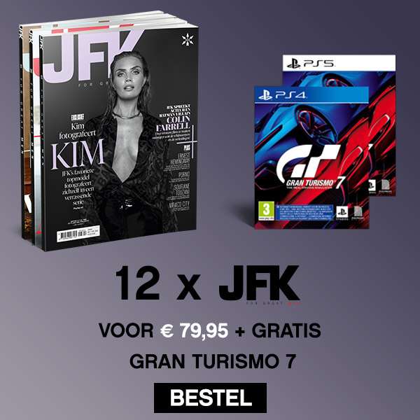 12 x JFK + gratis Gran Turismo 7 (PS4 of PS5)