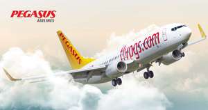 Pegasus airline 30% korting voor tax (effectief 10-15%) op internationale vluchten tussen 1-12-2023 en 15-03-2024, boek voor 1 juni
