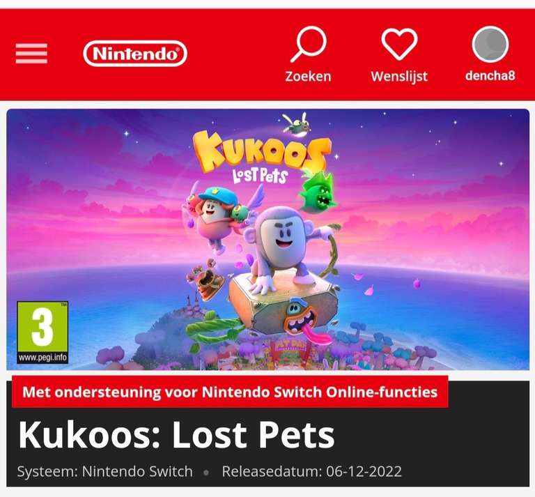 Switch: Kukoos Lost pets (download)