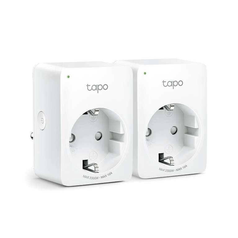 TP-Link Tapo P100 (2-pack) Mini Smart Wi-Fi plug voor €19,99 (€14,99 voor nieuwe klanten) @ Ochama