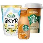 Arla Skyr of Starbucks 2 verpakkingen à 220-250 ml of bakken à 450 gram 2 voor € 2,00 @ Jumbo