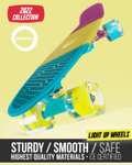 Deleven Skateboard Mini Cruiser voor kinderen/beginners | in 13 kleuren @ Amazon NL