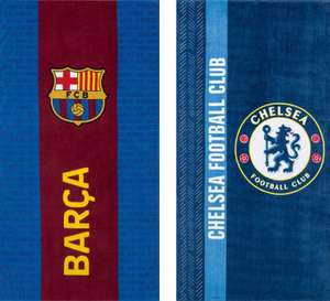 Lidl shop: Barcelona of Chelsea katoenen handdoek 140x70 voor 5 eur. -50%.