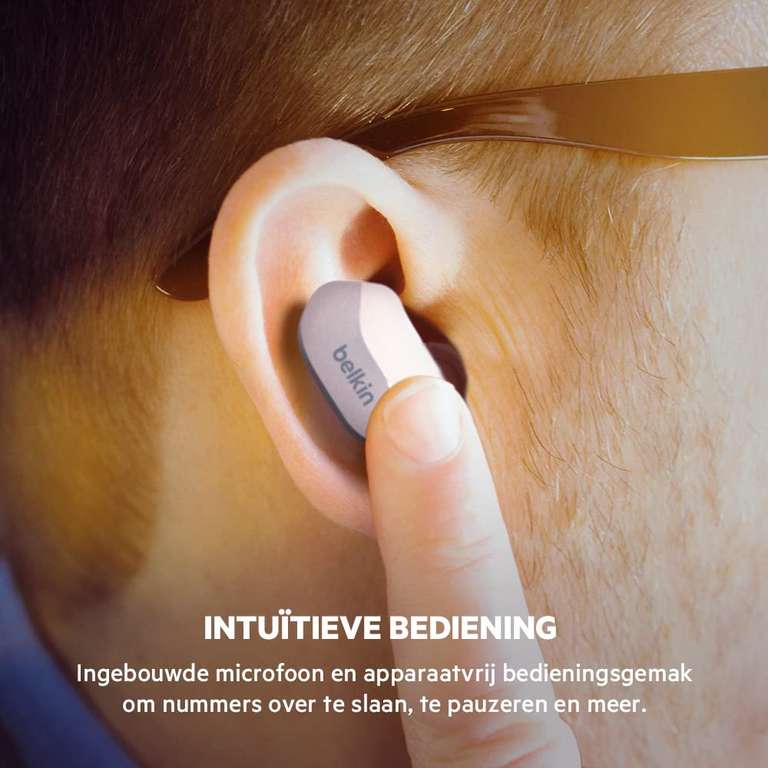 Belkin SoundForm True Wireless oordopjes (zwart/wit) voor €19,99 @ Amazon