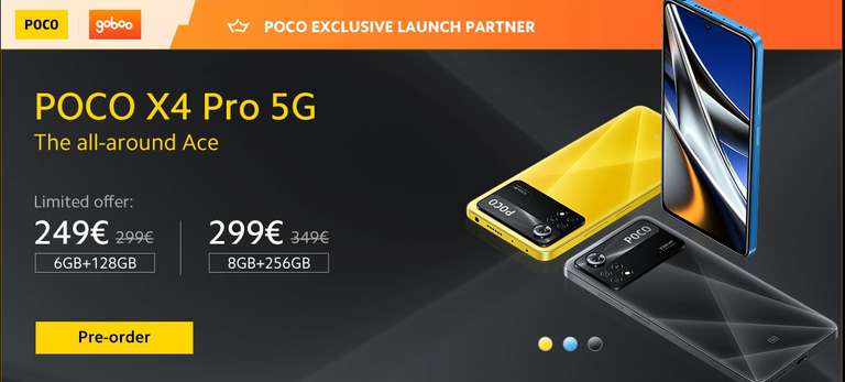 POCO X4 Pro 5G Smartphone vanaf €249