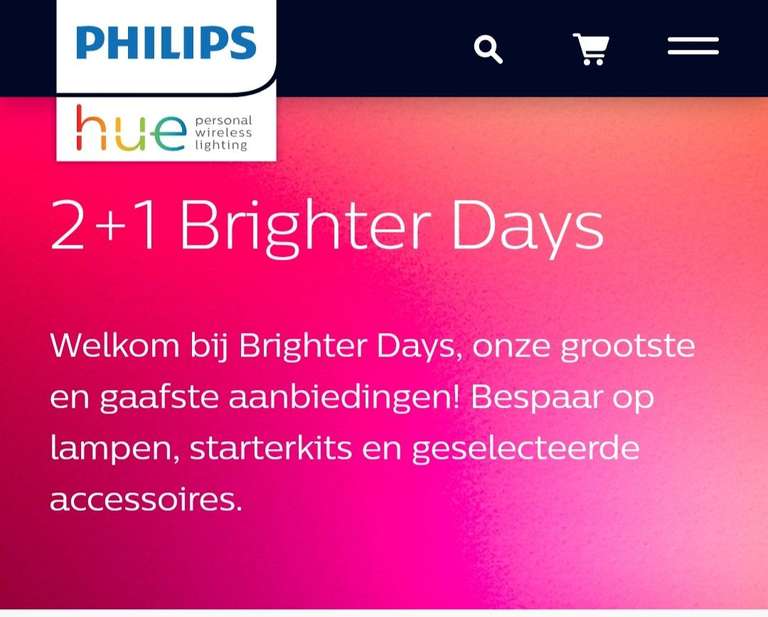 Philips 2+1 Brighter Days