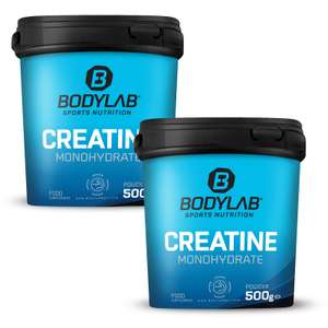 2x 500g Creatine Monohydrate voor €21,99 inclusief verzending @ Bodylab