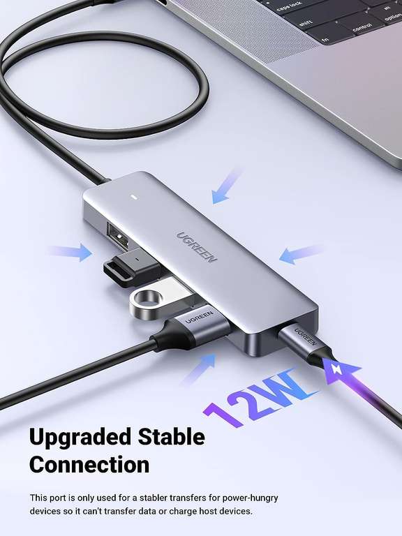 UGREEN 4-in-1 USB C Hub voor €15,19 @ Amazon NL