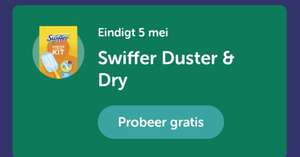 Gratis Swiffer Duster & Dry via Tikkie