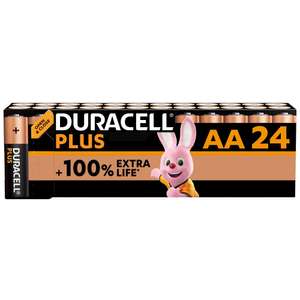 Duracell Plus AA-batterijen (24 stuks)